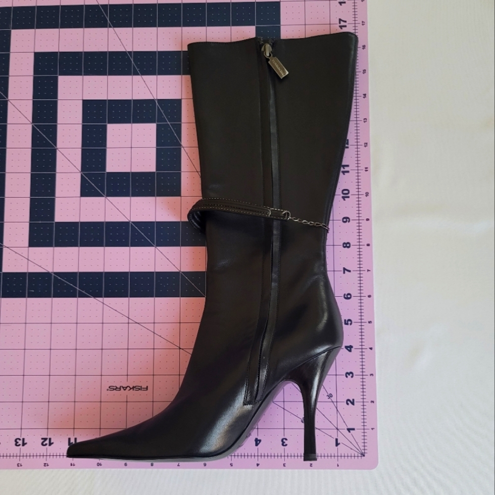 NWOT Bruno Magli Knee-High Boots Size 37 EU Made in Italy - Picture 10 of 16